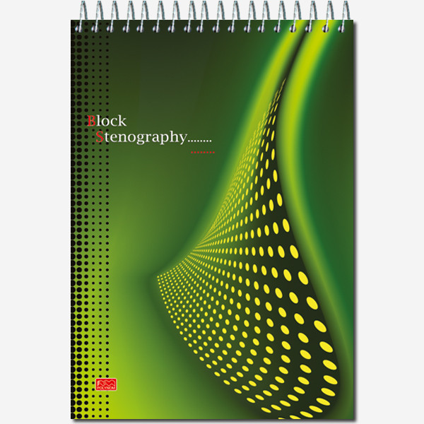 Блокнот А5 60л "Steno" спираль, Полином/6с10 / 14919 (40)