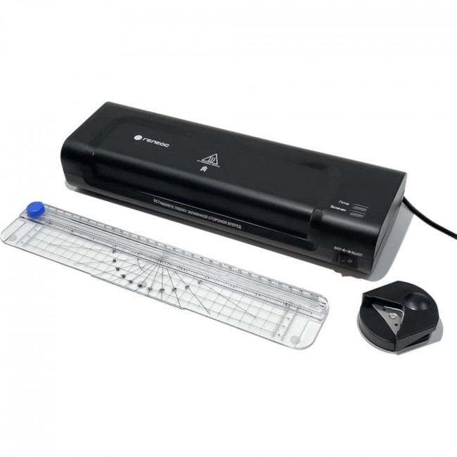 Ламинатор ГЕЛЕОС ЛМ A4 Комбо (Ламинатор, резак, обрезчик углов, набор пленок)