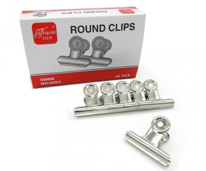 Зажим для бумаг 50мм  CP-69 металлический в к/к №9003 (36/1440)