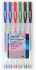 Набор ручек гелевых "deVENTE. Cosmo Fluo" 06 флуоресцентных неоновых цветов, d=0,8 мм, прозрачный корпус с металлическим наконечником, сменный стержень, в пластиковой коробке с подвесом