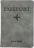 Обложка на паспорт WENZER OFFiCE, Passport "Travel wallet", на резинке, серая, эко кожа