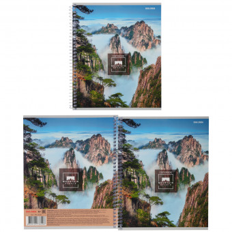 Тетрадь 96 клетка "Магия гор", на спирале, Проф-Пресс/Т96-3600(6/48)