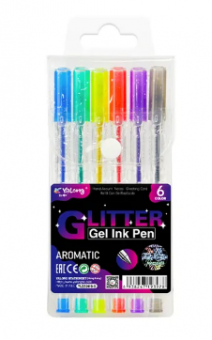 Набор гелевых ручек 1,0мм., 8 цв., "Metalik", ароматизированные, европодвес, Yalong/YL222613-8