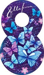 Открытка 8 марта мини 04-59-т (20)