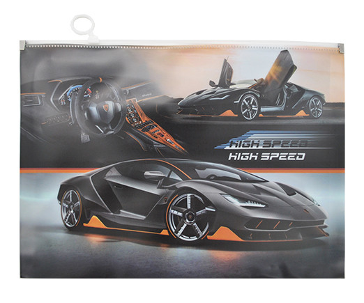 Папка на молнии А-4 CZ-218 "High speed" 32.5х24.5см, пластик с рисунком (12/720) Папка на молнии А-4 CZ-218 "High speed" 32.5х24.5см, пластик с рисунком (12/720)