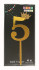 Топпер цифра 5 Корона GOLD 18см/600