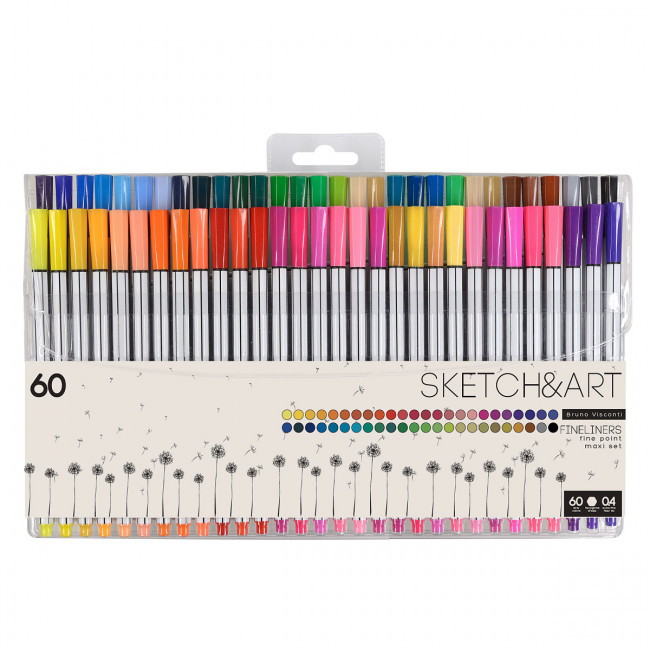 Набор скетч-линеров 0.4мм 60 цветов"Sketch&Art", BV/36-0016 (8) Набор скетч-линеров 0.4мм 60 цветов"Sketch&Art", BV/36-0016 (8)