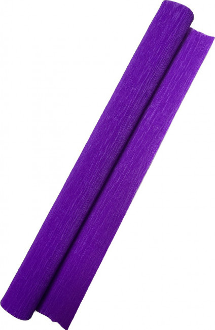 Гофрированная бумага плотная (флористическая 50мм х 250 мм,120 г/м2), ярко-фиолетовый ШК Гофрированная бумага плотная (флористическая 50мм х 250 мм,120 г/м2), ярко-фиолетовый ШК