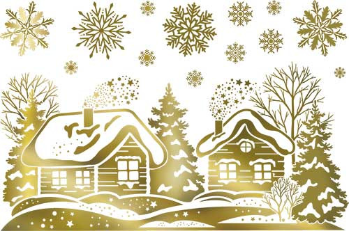 Набор наклеек для декор. Интерьера рн4м-44