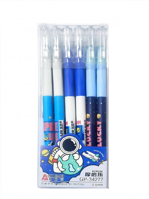 Ручка гелевая автомат. 0,5мм синяя, со стираемыми чернилами Aodemei GP-34277 (12) Ручка гелевая автомат. 0,5мм синяя, со стираемыми чернилами Aodemei GP-34277 (12)