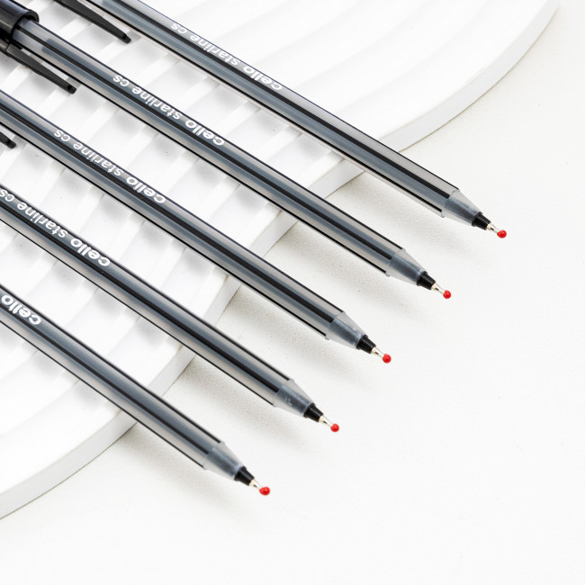 Ручка шариковая чёрная 0,7мм "STARLINE CS", Cello/CL-CS-50 чёрн (50/1000)