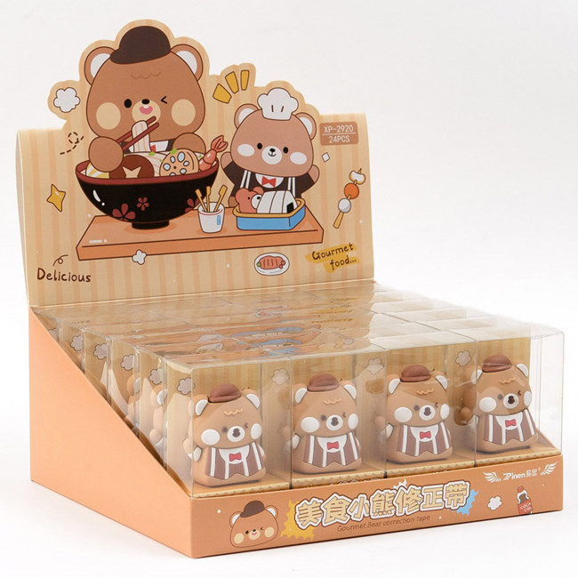 Корректирующий роллер 5мм*6м "Bear", MAYLOTT/XP-2920 (24/576) Корректирующий роллер 5мм*6м "Bear", MAYLOTT/XP-2920 (24/576)