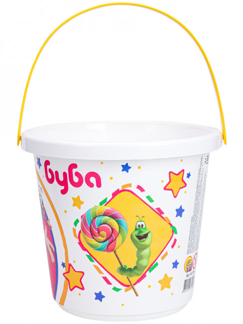 Ведро 0,85л №8 с картинкой "Буба", Рыжий Кот/И-3170 (40) Ведро 0,85л №8 с картинкой "Буба", Рыжий Кот/И-3170 (40)