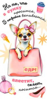 Конверт для денег "СДР! На то, что в сумку просится… ", 90-1903 (10)