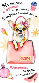 Конверт для денег "СДР! На то, что в сумку просится… ", 90-1903 (10)