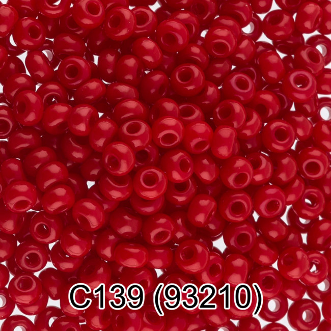 Бисер Чехия "GAMMA" круглый 3   10/0   2.3 мм    5 г  1-й сорт C139 бордовый ( 93210 )