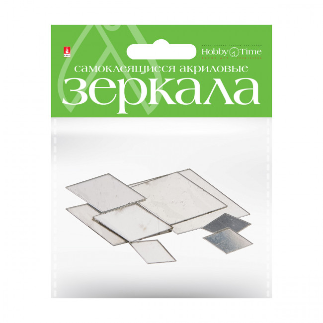 Зеркала "Ромбы" акриловые для декорирования, самоклеящиеся, 8шт, №12, BV/2-472/12
