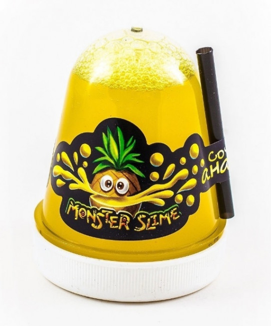 Слайм "Monster's Slime" Сочный Ананас, SL001 Слайм "Monster's Slime" Сочный Ананас, SL001