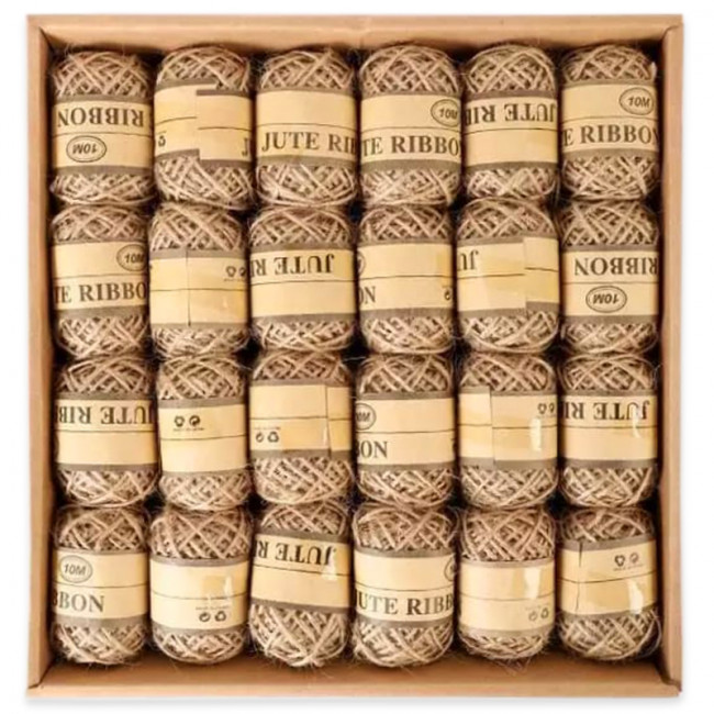 Веревка джутовая 2мм*10м, MAYLOTT/24123 (24)