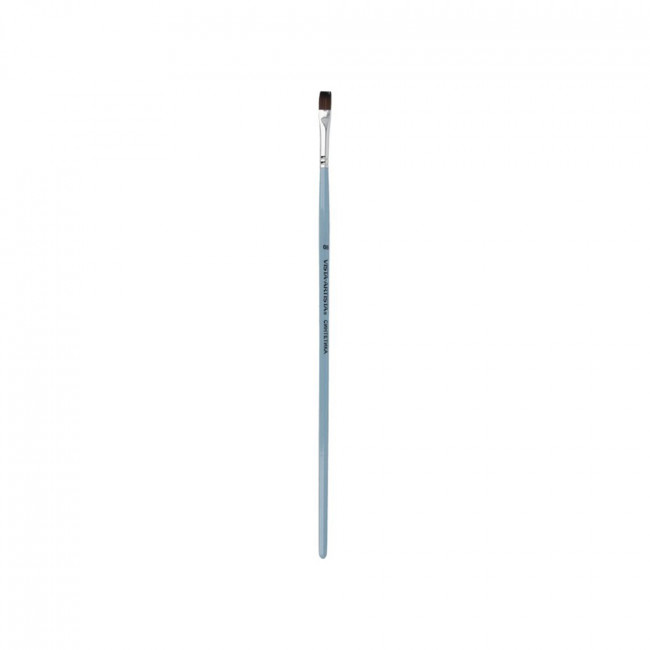 Кисть синтетика плоская, длинная ручка №08 VISTA-ARTISTA