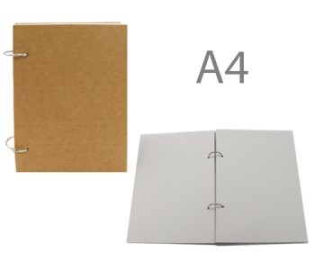 Скетчбук на кольцах А4 75л. JY-2 Для графики и эскизов, 120гр/м, 210х295мм гладкая (1/20)