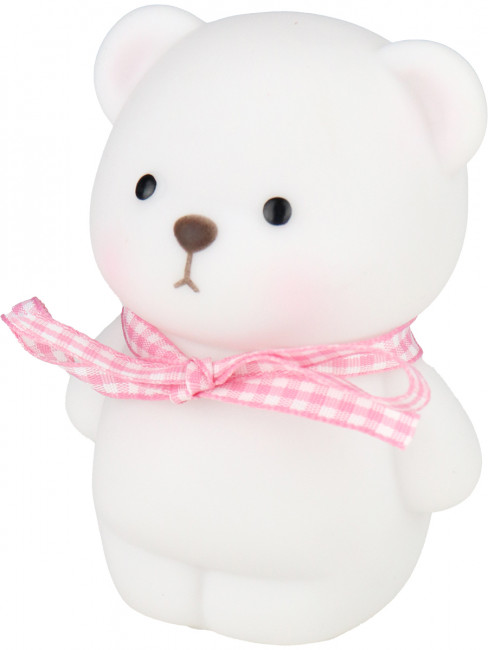 Ночник "Малыш медвежонок" белый, 7*6*10см, LED, MILAND/УД-7983