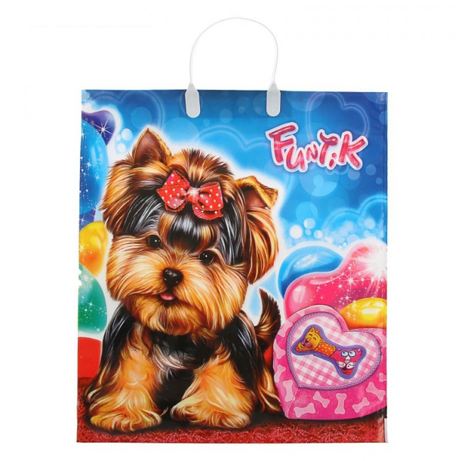 Пакет п/э с пл.ручками 40*44 "Фунтик"