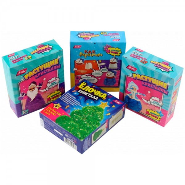 Растущие кристаллы "Новогодний набор", KiKi/LUK-020
