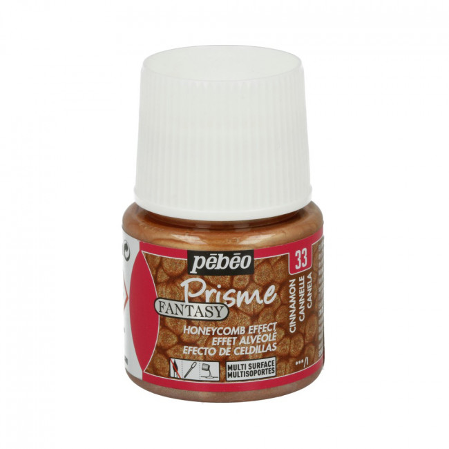 Краска 45мл с фактурным эффектом, корица, Fantasy Prisme PEBEO/166033