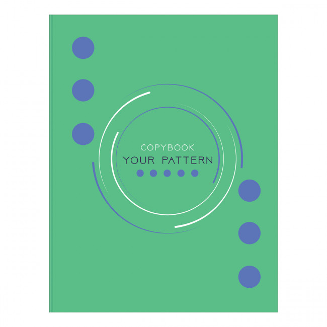 Тетрадь А5 120л "Your pattern" на кольцах, глянцевая ламинация, BG/ТТ5к120_лг 11362