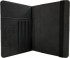 Обложка на паспорт WENZER OFFiCE, Passport "Travel wallet", на резинке, чёрная, эко кожа
