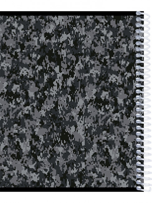 Тетрадь 96 клетка "Пиксельное милитари-1", на спирале, Проф-Пресс/96-2345 (6/48)
