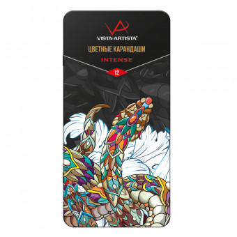 Набор цветных карандашей 12цв "INTENSE", VISTA-ARTISTA/VICPM-12