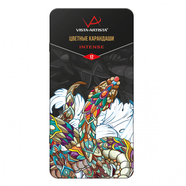Набор цветных карандашей 12цв "INTENSE", VISTA-ARTISTA/VICPM-12 Набор цветных карандашей 12цв "INTENSE", VISTA-ARTISTA/VICPM-12