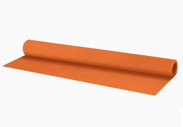 Фетр в рулоне "deVENTE" 50x70 см, толщина 1 мм, цвет оранжевый, пластиковый пакет