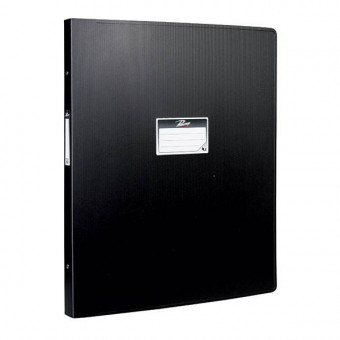 Папка с кольцами РЕГИСТР А3 4 кольца 800 мкм 25 мм черный пластик, вертик.(10)