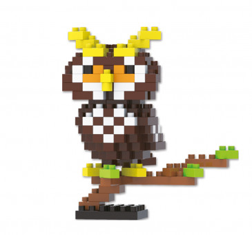 Конструктор пластиковый №13 "Сова" 156 элементов, "Поделкин"/PLK-01