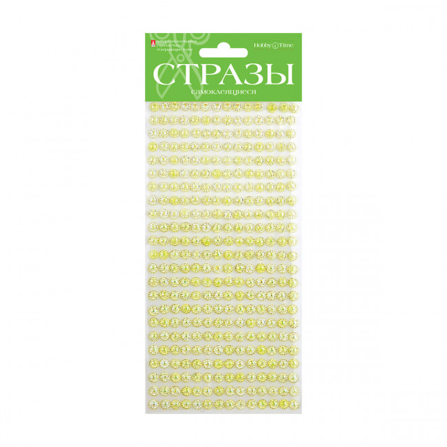 Самоклеящиеся стразы 6мм "Сверкающие", 6цв, №62, BV/2-148/02