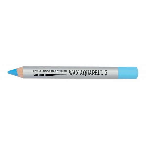 Карандаш восковой акварельный, прозрачный синий, Wax aquarell Koh-I-Noor/8280015002KS (4)