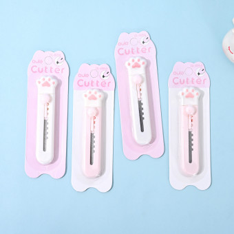 Нож канцелярский 18мм, укороченный "Лапка", OULE/OL-8954 (24)