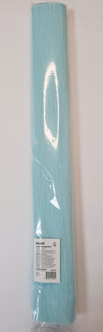 Бумага крепированная СВЕТЛО-ГОЛУБАЯ 50х250 см, плотность 70 г/м2, коэффициент растяжения 100%, ОПП-упаковка, Mazari Бумага крепированная СВЕТЛО-ГОЛУБАЯ 50х250 см, плотность 70 г/м2, коэффициент растяжения 100%, ОПП-упаковка, Mazari