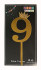 Топпер цифра 9 Корона GOLD 18см/600