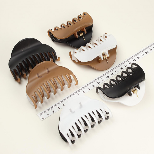 Заколка краб пластмасс 10-521 (12)