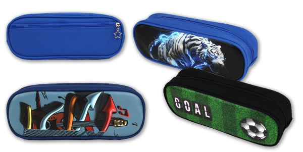 Пенал-косметичка на 2 отдела 3D рисунок, Asmar