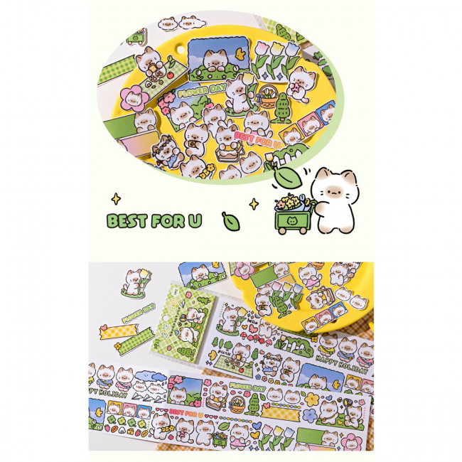 Наклейка 90*500мм декоративные "Cats", MAYLOTT/TS03G061