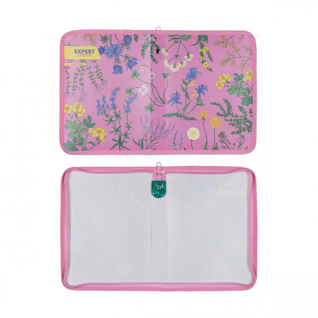 Папка А5 на молнии "Цветочки" песок, Expert Complete Trend/ ECZF-05 №01 Папка А5 на молнии "Цветочки" песок, Expert Complete Trend/ ECZF-05 №01