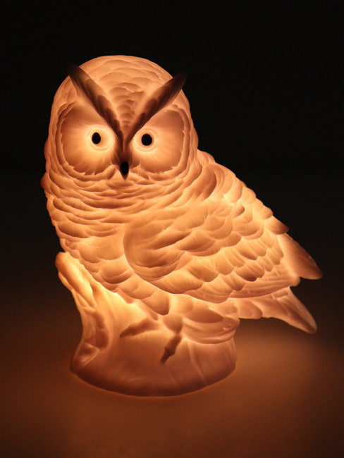 Ночник "Мудрая сова" белый, 9*6*11см, LED, MILAND/УД-7986 Ночник "Мудрая сова" белый, 9*6*11см, LED, MILAND/УД-7986