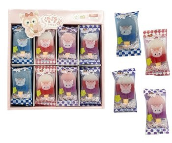 Ластик  CX-55 "Эскимо-лисёнок" 55*30мм фигурный, цвета ассорти, в к/кор BS8054 (32/768) Ластик  CX-55 "Эскимо-лисёнок" 55*30мм фигурный, цвета ассорти, в к/кор BS8054 (32/768)