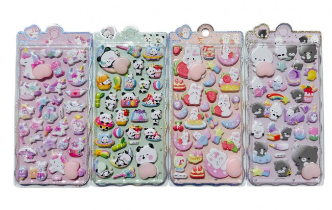 Наклейки-стикеры, рельефные, LNFC-061 (10)