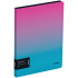 Папка c зажимом Berlingo "Radiance" А4, пластик, 17мм, 600мкм, с внутр. карманом, розовый/голубой градиент